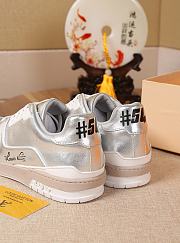 Louis Vuitton LV Trainer Sneaker Silver - 3