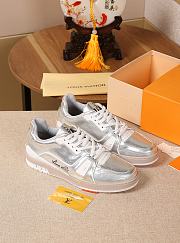 Louis Vuitton LV Trainer Sneaker Silver - 5