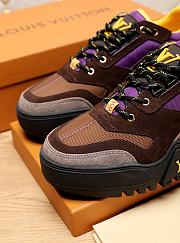 Louis Vuitton LV Trainer Sneaker Yellow Purple - 3