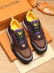 Louis Vuitton LV Trainer Sneaker Yellow Purple - 5