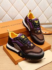 Louis Vuitton LV Trainer Sneaker Yellow Purple - 6