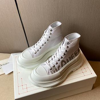 Alexander McQueen Tread Slick Boot High Top White