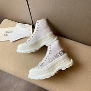 Alexander McQueen Tread Slick Boot High Top White - 5