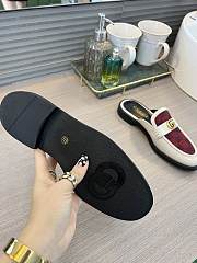 Gucci Leather Slipper Red White - 6