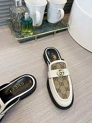 Gucci Leather Slipper White - 3