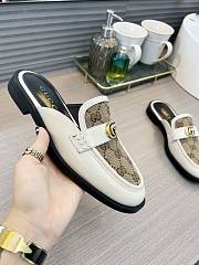 Gucci Leather Slipper White - 4