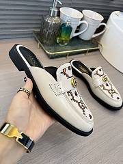 Gucci Princetown Leather Slipper White - 6