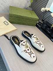 Gucci Princetown Leather Slipper White - 3