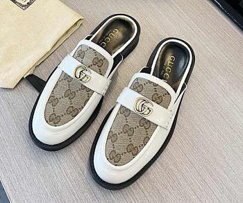 Gucci Leather Slipper White