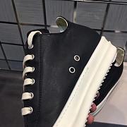 Rick Owens SS22 Fogachine Low Sneakers In Full Grain - 3