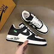 Louis Vuitton Nike Air Force 1 Low Black - 6