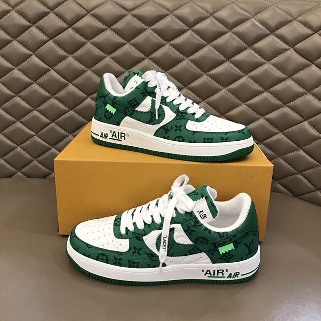 Louis Vuitton Nike Air Force 1 Low Green - 1