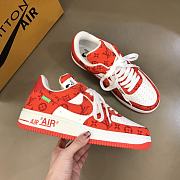 Louis Vuitton Nike Air Force 1 Low By Virgil Abloh Red - 6