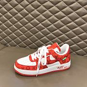 Louis Vuitton Nike Air Force 1 Low By Virgil Abloh Red - 3