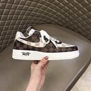 Louis Vuitton Nike Air Force 1 Low White Brown - 3