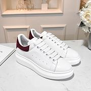 Alexander McQueen Oversized Ivory Wine Red - 6