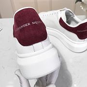 Alexander McQueen Oversized Ivory Wine Red - 4