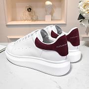 Alexander McQueen Oversized Ivory Wine Red - 2