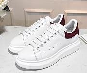 Alexander McQueen Oversized Ivory Wine Red - 1