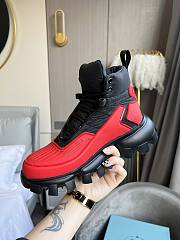 Prada Cloudbust Thunder Sneakers Red - 6