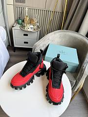 Prada Cloudbust Thunder Sneakers Red - 4