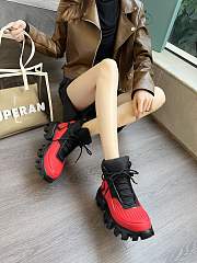 Prada Cloudbust Thunder Sneakers Red - 2