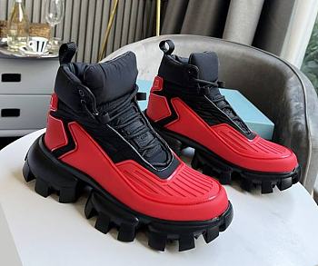 Prada Cloudbust Thunder Sneakers Red