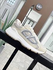 Dior B30 Sneaker Cream Mesh and Technical Fabric 3SN279ZMA_H161 - 3