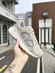 Dior B30 Sneaker Cream Mesh and Technical Fabric 3SN279ZMA_H161 - 5