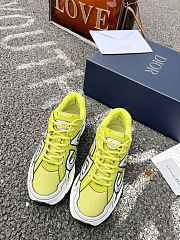 Dior B30 Sneaker Yellow Mesh and White Technical Fabric 3SN279ZLX_H661 - 3