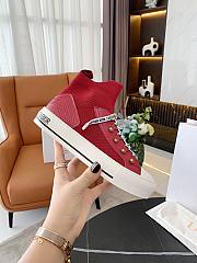 Dior Walk'n'Dior Sneaker Red Technical Mesh - 6