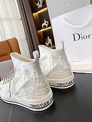 Dior Walk'n'Dior Sneaker White Cannage Technical Mesh KCK276NKR_S10W - 6