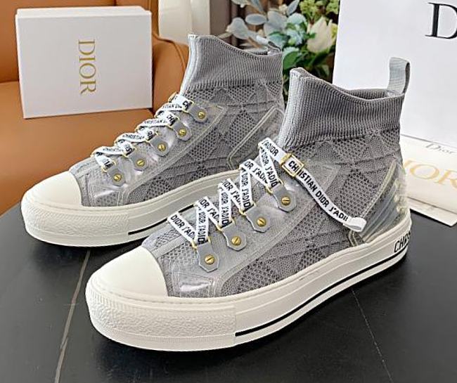 Dior Walk'n'Dior Sneaker Gray Cannage Technical Mesh KCK276NKR_S33G - 1