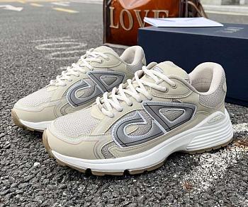 Dior B30 Sneaker Cream Mesh and Technical Fabric 3SN279ZMA_H161