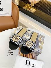 Dior Slide Yellow Black  - 4