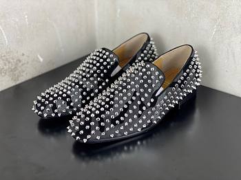 Christian Louboutin Dandelion Spikes Black White