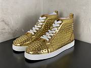 Christian Louboutin Louis Orlato Flat Gold - 1