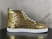 Christian Louboutin Louis Orlato Flat Gold - 4