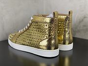 Christian Louboutin Louis Orlato Flat Gold - 5