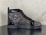 Christian Louboutin Louis Strass Orlato Flat Black - 4