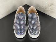 Christian Louboutin Roller-Boat Mens Flat White Purple - 4