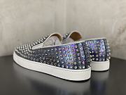 Christian Louboutin Roller-Boat Mens Flat White Purple - 5