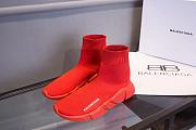 Balenciaga Speed Trainers Red - 4