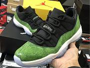 Air Jordan 11 Retro Low Green Snakeskin 528895-033  - 3