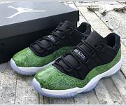 Air Jordan 11 Retro Low Green Snakeskin 528895-033  - 2