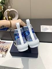 Dior B23 High Top Blue Sea - 2