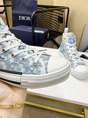 Dior B23 High Top White Blue Oblique - 6