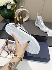 Dior B23 High Top White Purple Oblique - 2