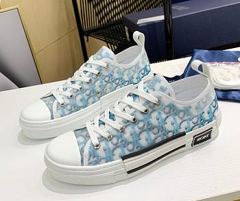 Dior B23 Low Top White Blue Oblique