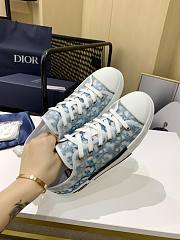 Dior B23 Low Top White Blue Oblique - 3